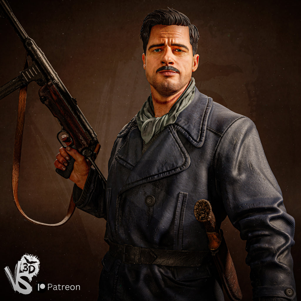Aldo Raine Statue