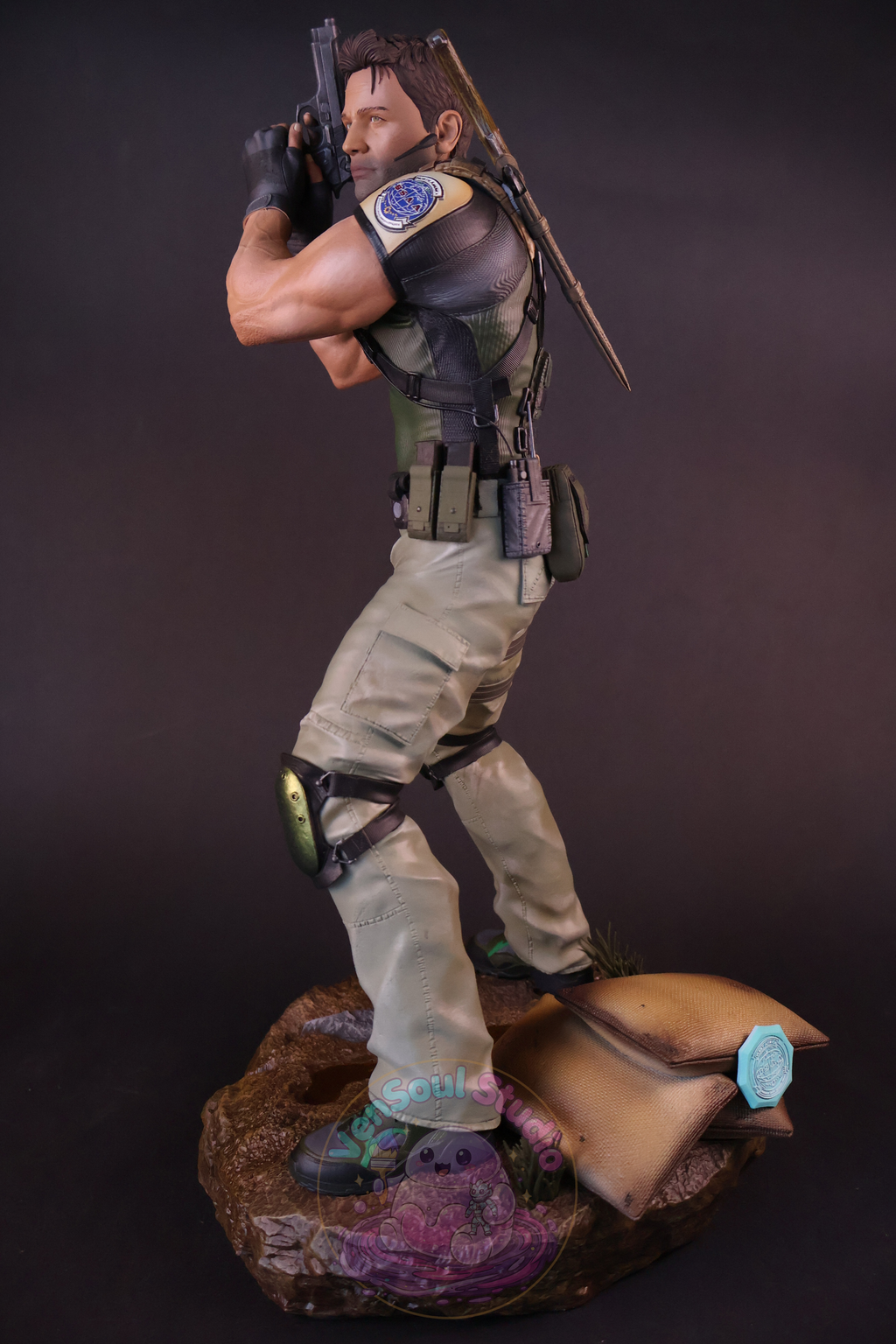 Chris Redfield Statue