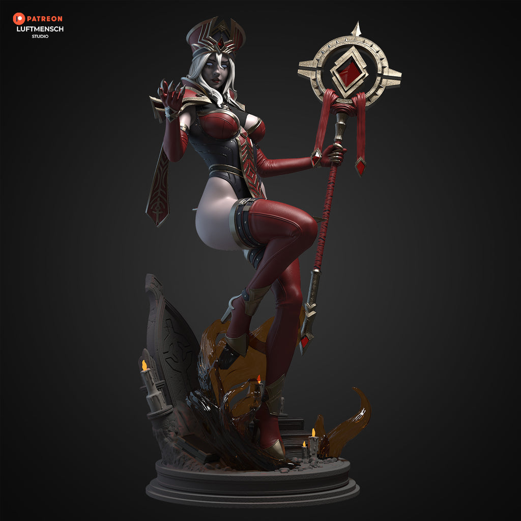 The Scarlet Inquisitor Statue