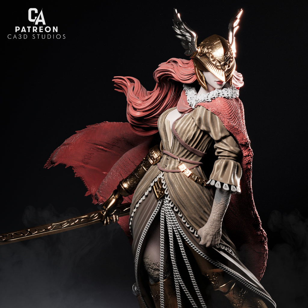 Scarlet Valkyrie Statue