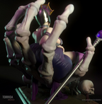 Evil-Lyn Staff Statue