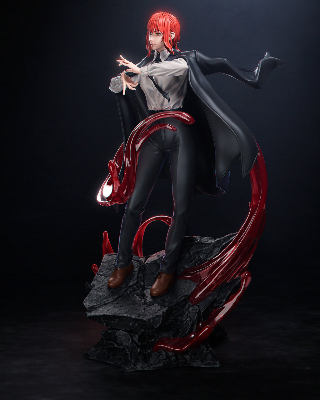 Red Devil Hunter Statue