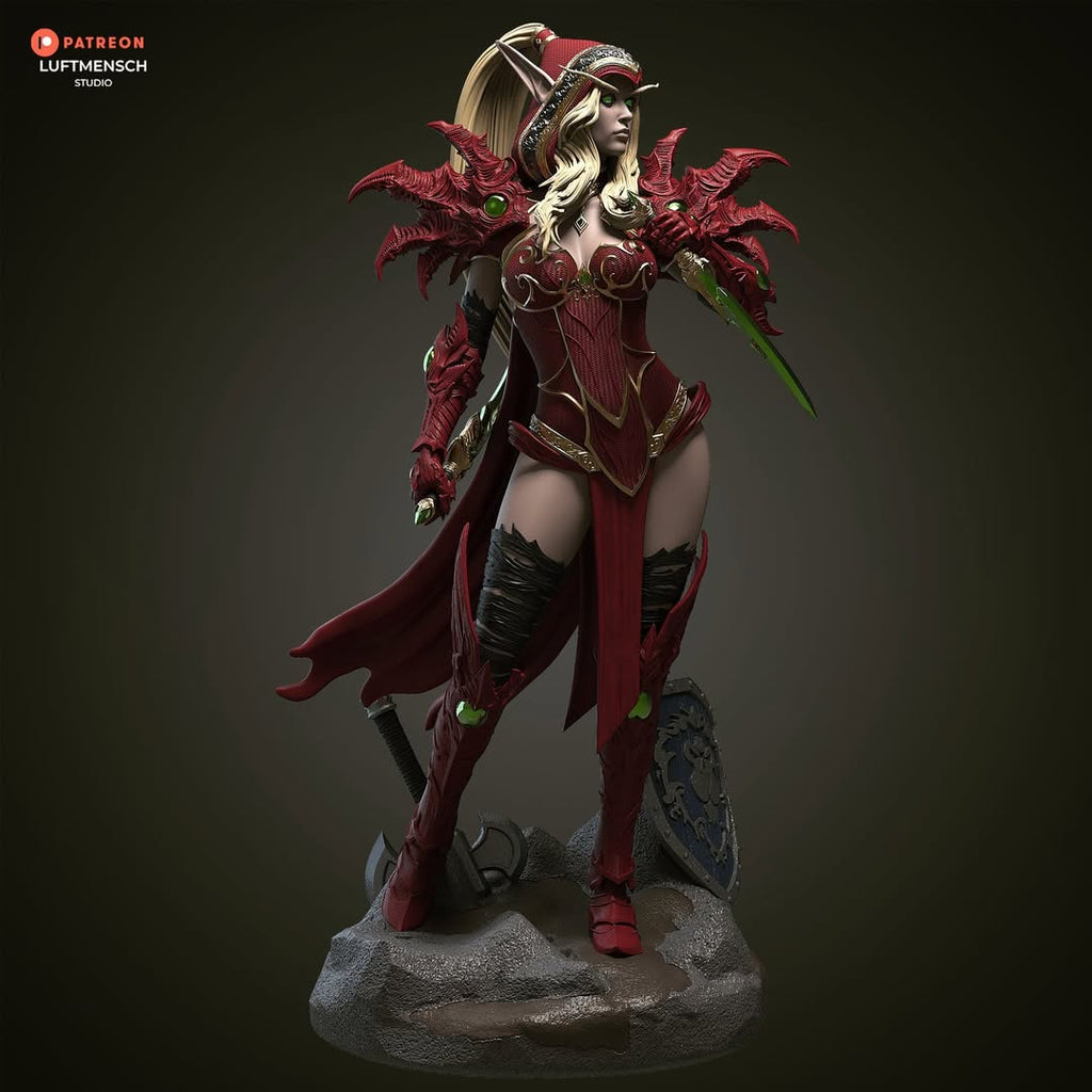 The Scarlet Blade Statue