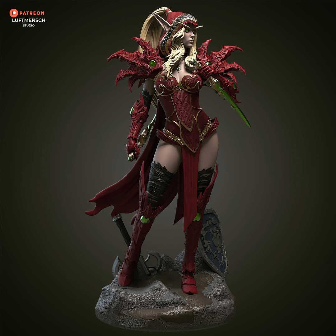 The Scarlet Blade Statue