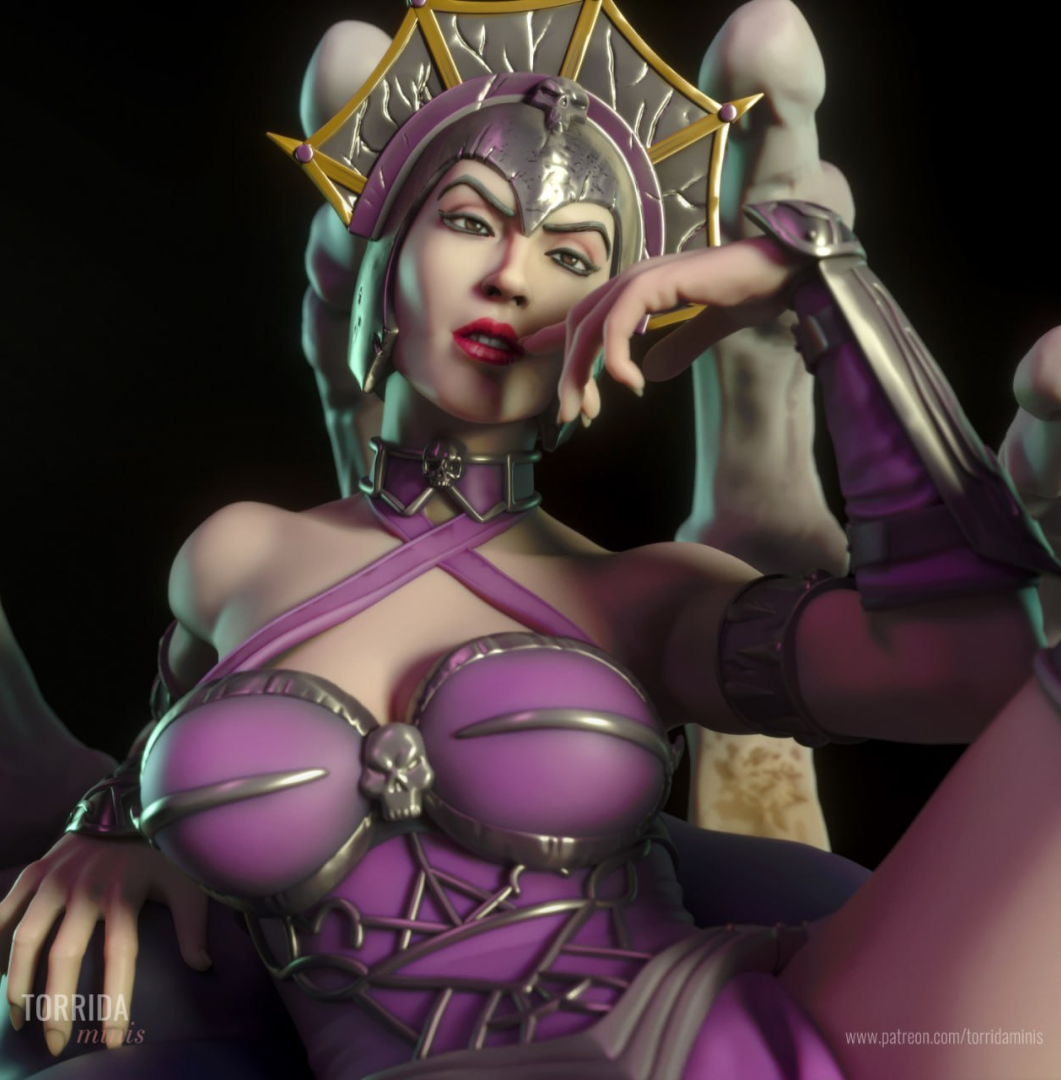 Evil-Lyn Staff Statue