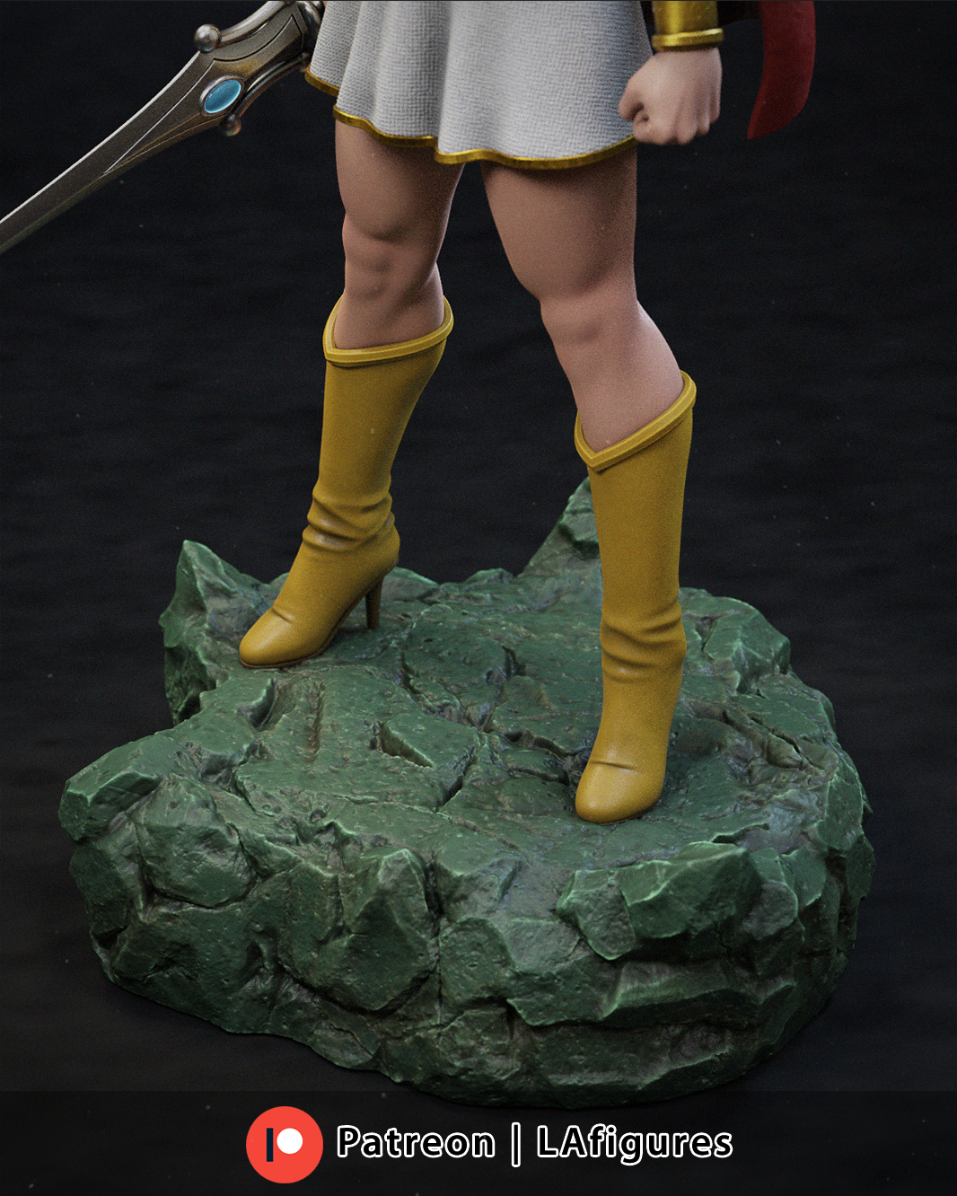 Heroic Princess Statue