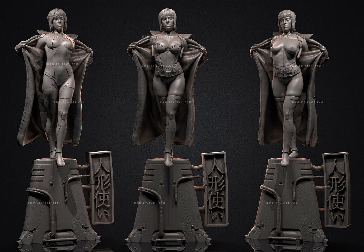 Major Motoko Statue