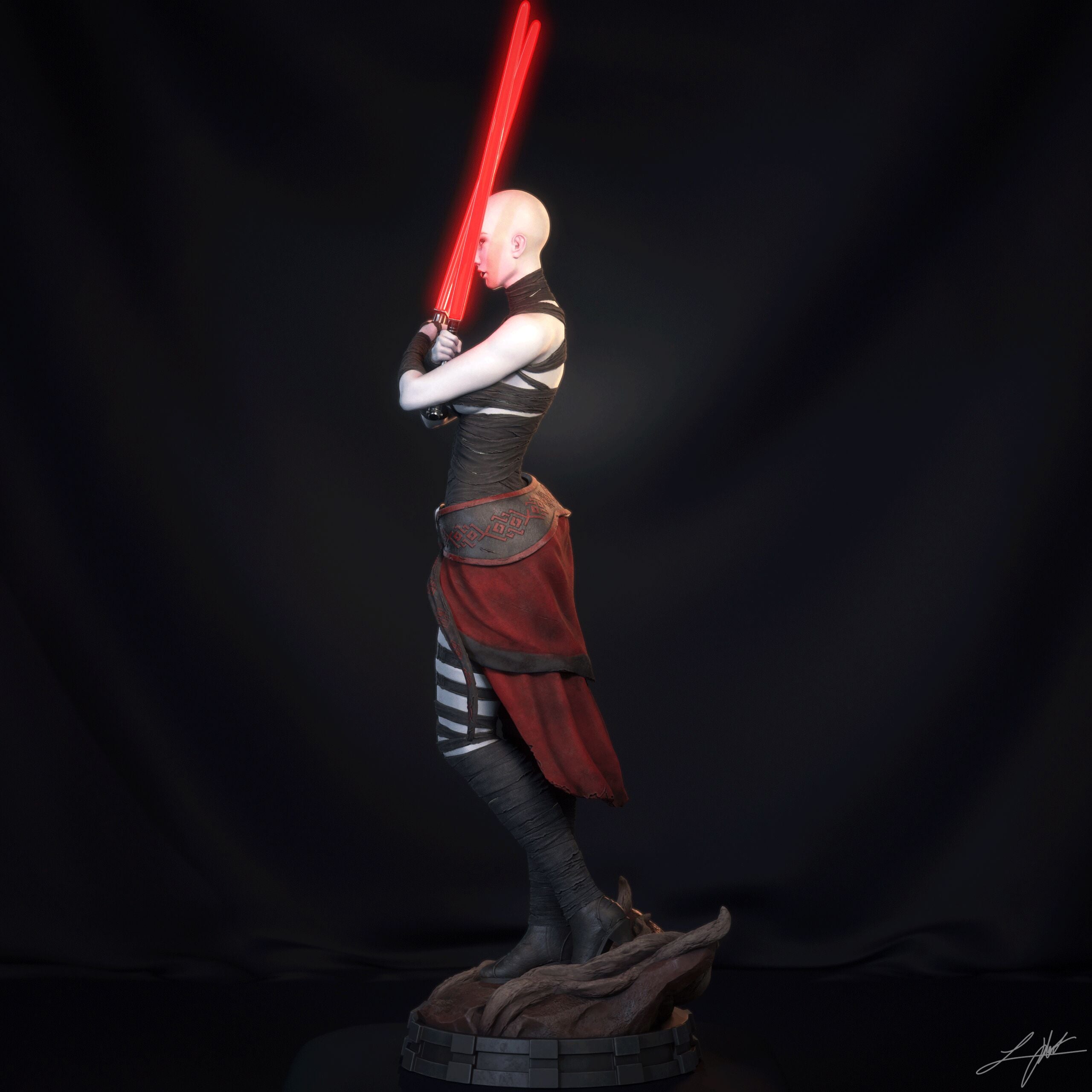 The Dark Apprentice Statue