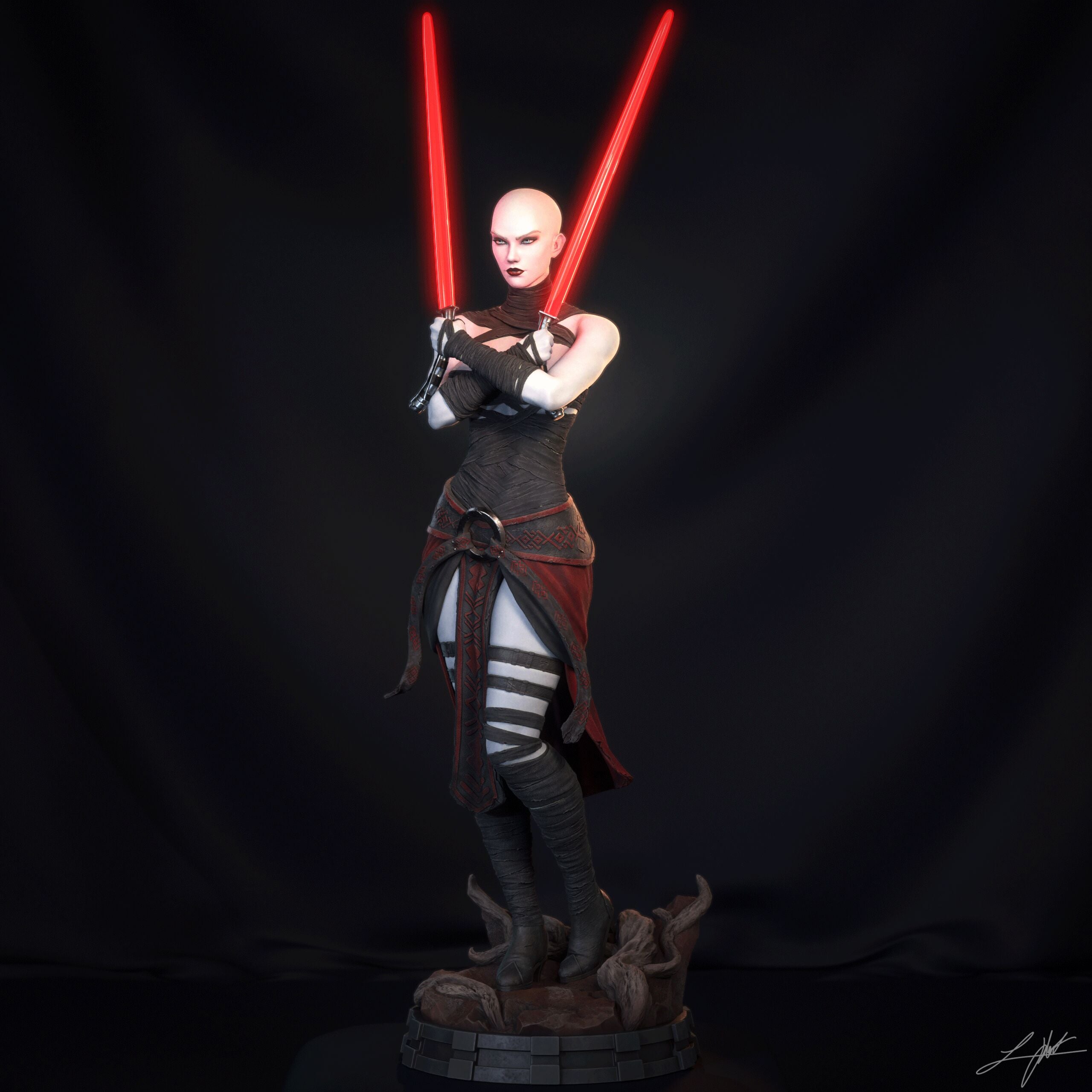 The Dark Apprentice Statue