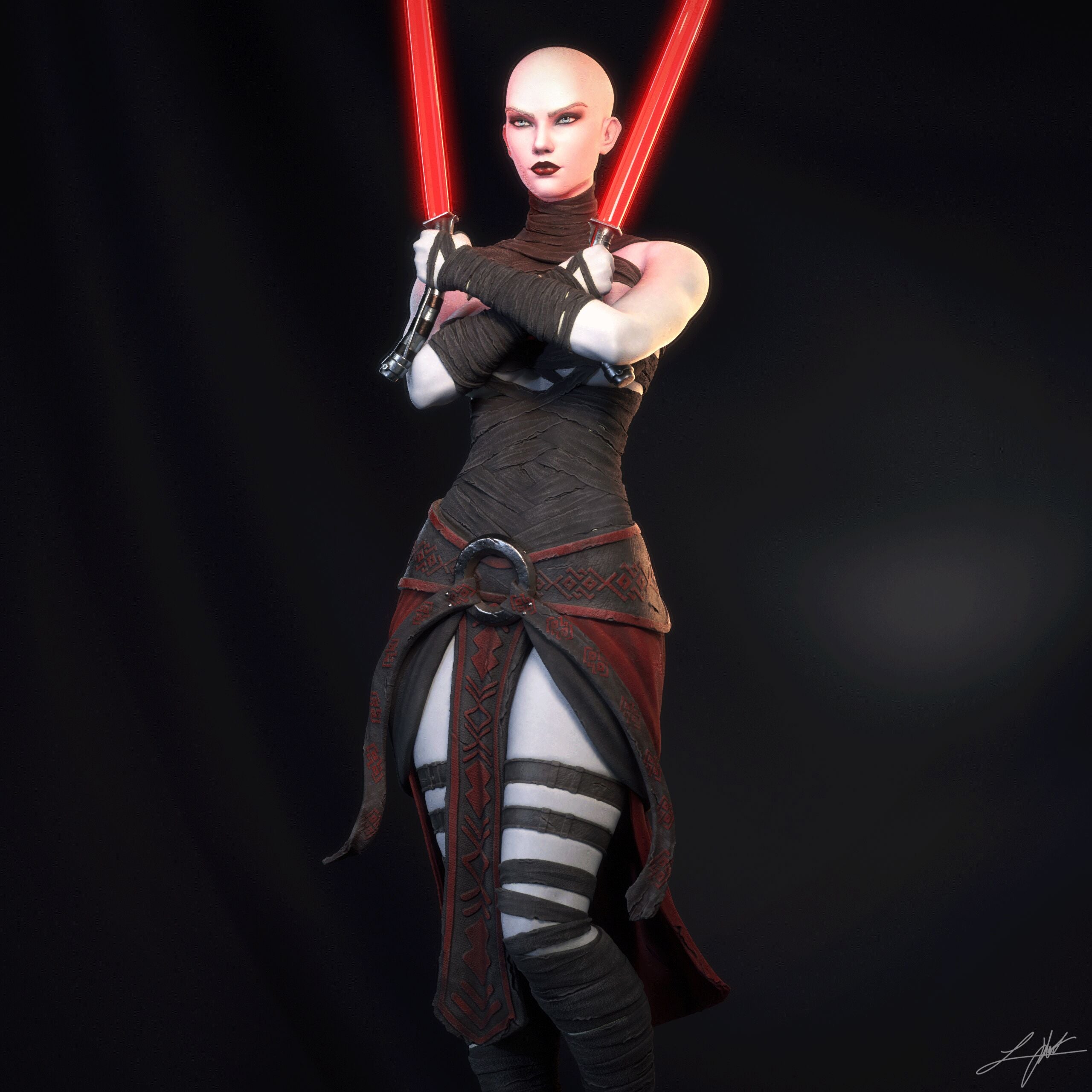 The Dark Apprentice Statue