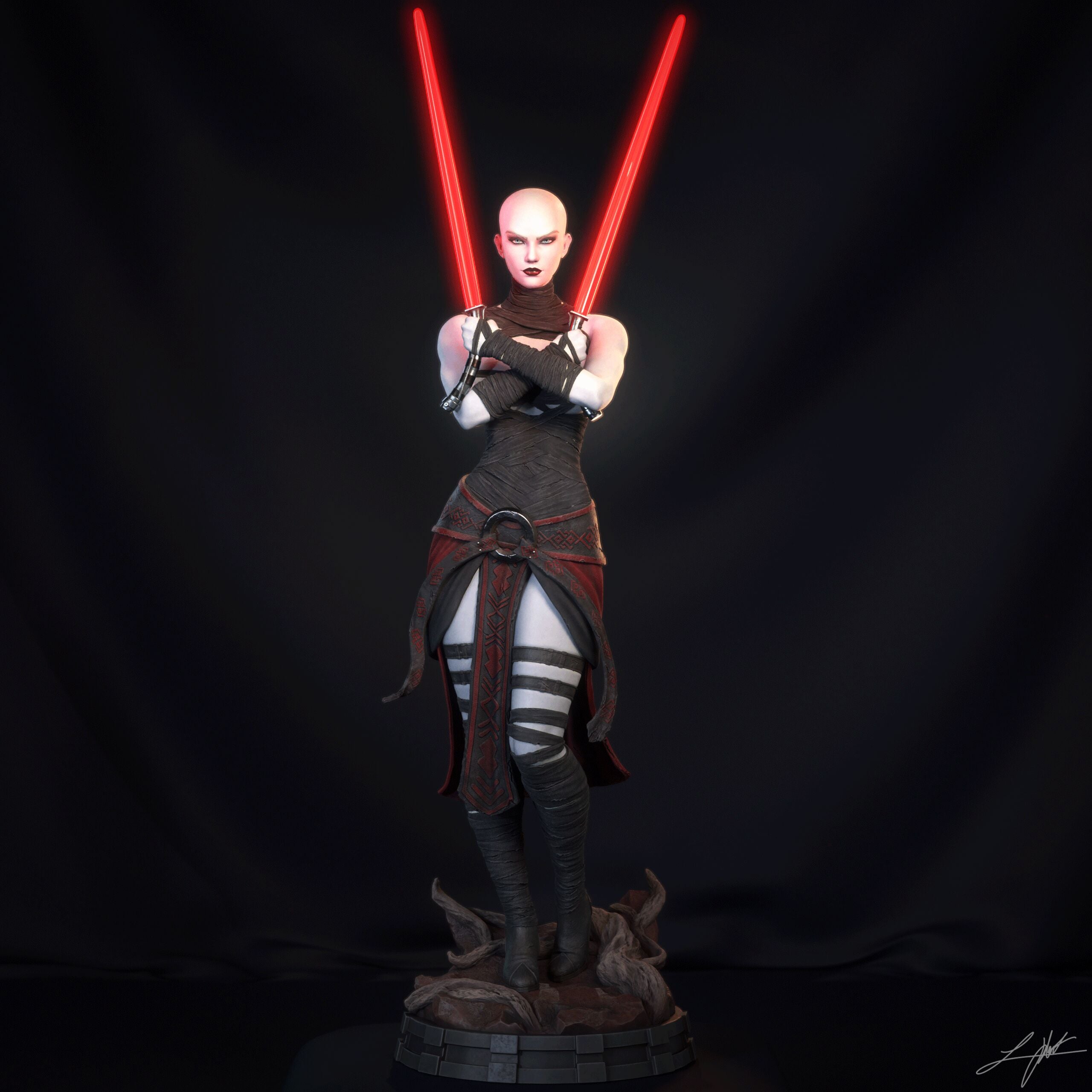 The Dark Apprentice Statue