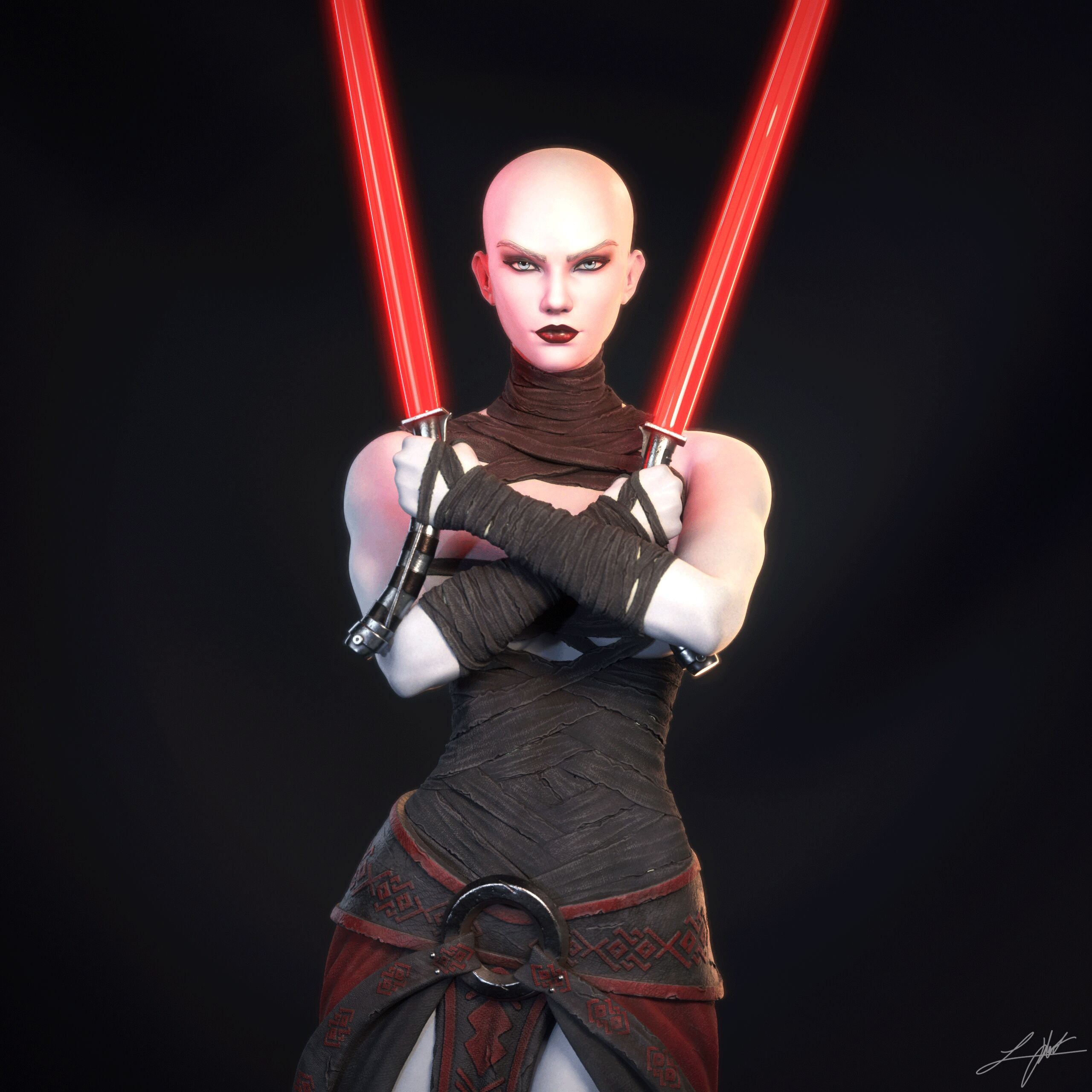 The Dark Apprentice Statue