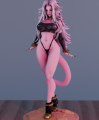 Pink Android Figure