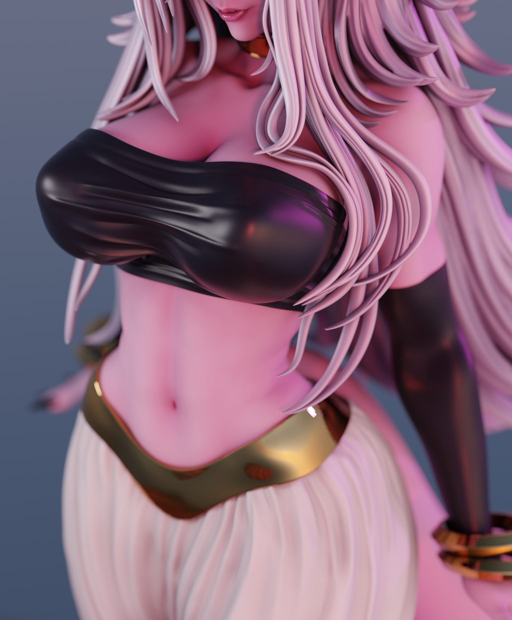 Pink Android Figure