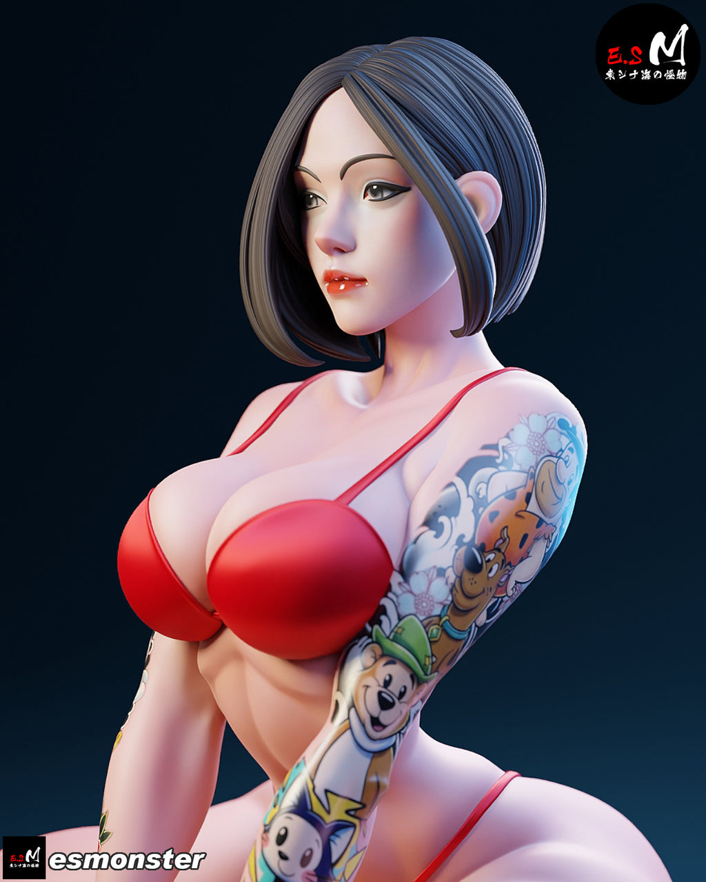 The Sexy Spy Statue