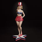 American Pin-Up Statue