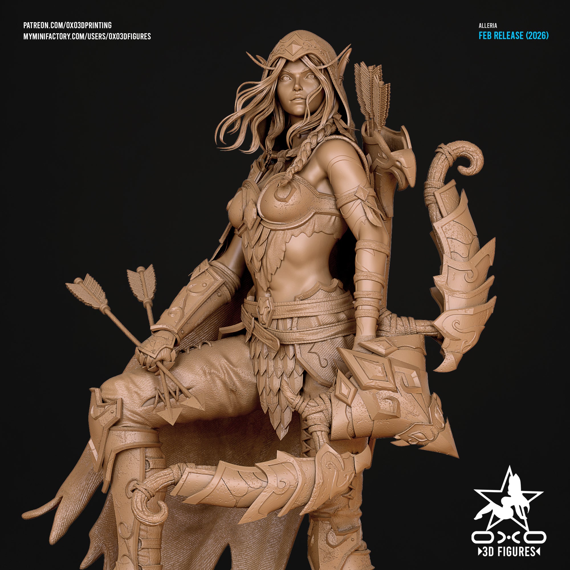 The Elven Ranger Statue