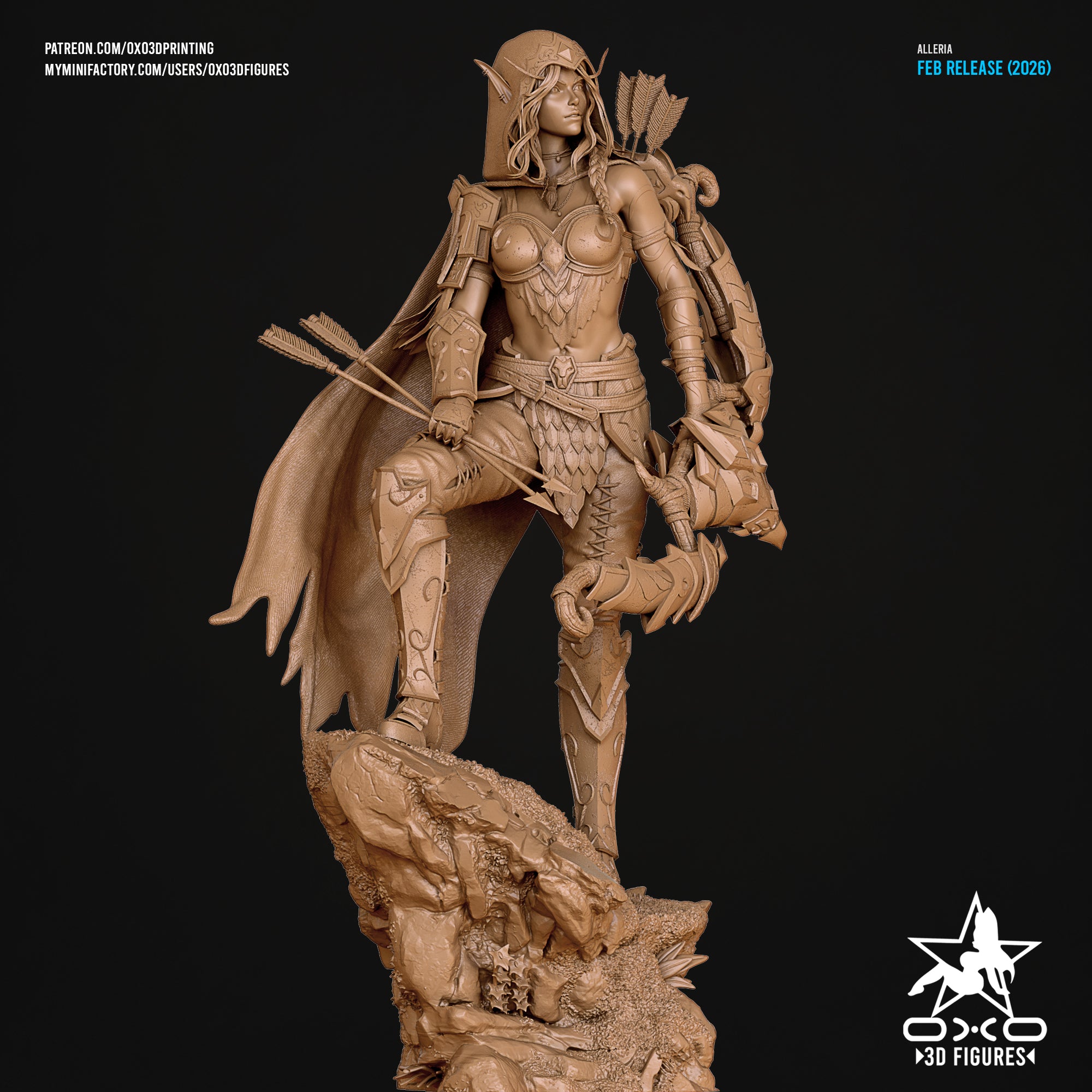 The Elven Ranger Statue