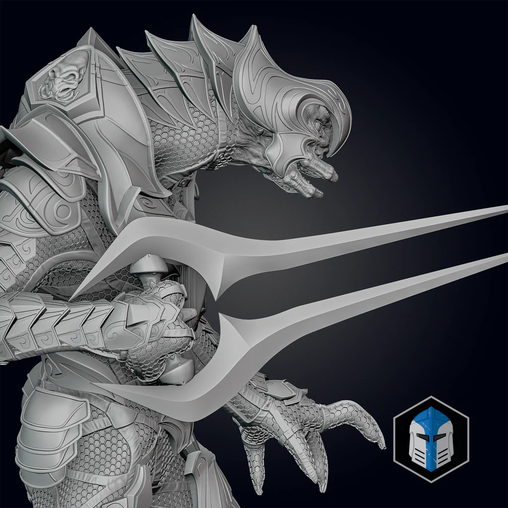 Elite Alien Warrior Statue