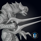 Elite Alien Warrior Statue