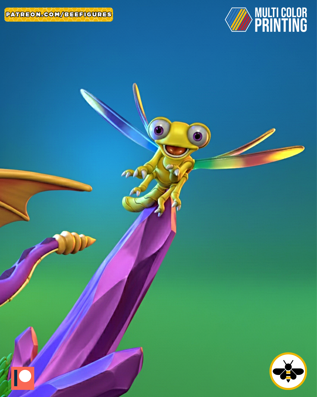 Spyro And Sparx Statue