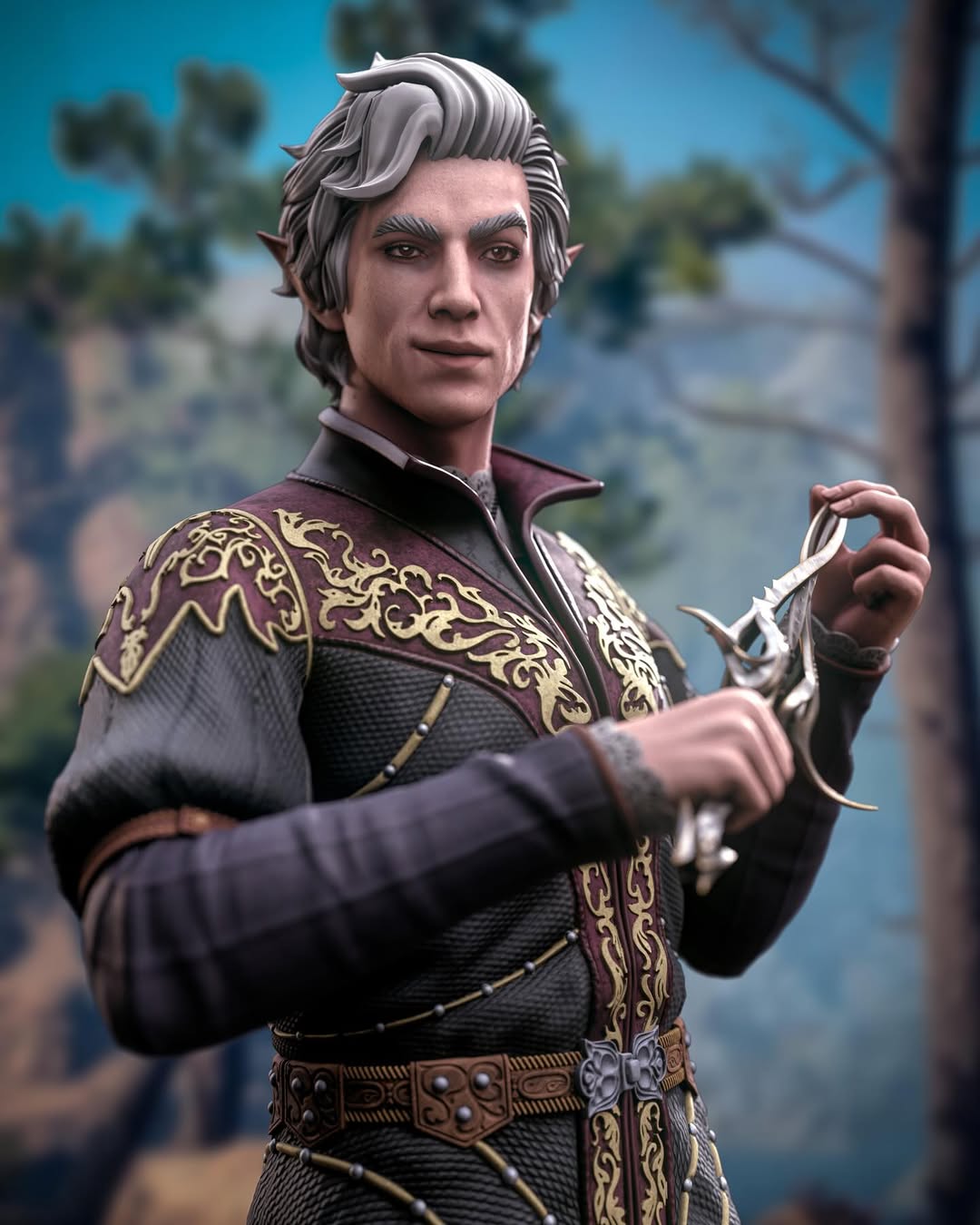 Vampire Noble Rogue Statue