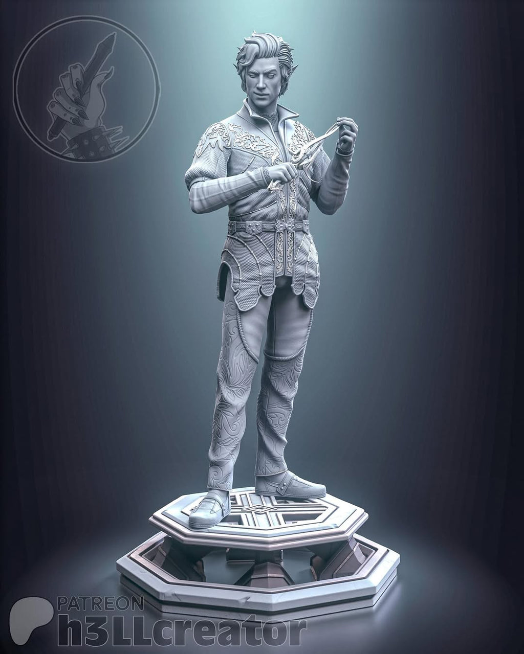 Vampire Noble Rogue Statue
