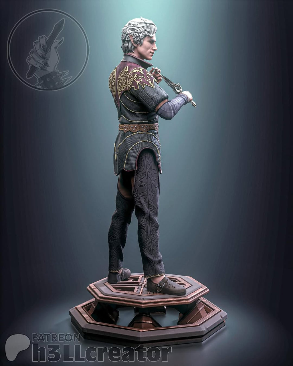 Vampire Noble Rogue Statue
