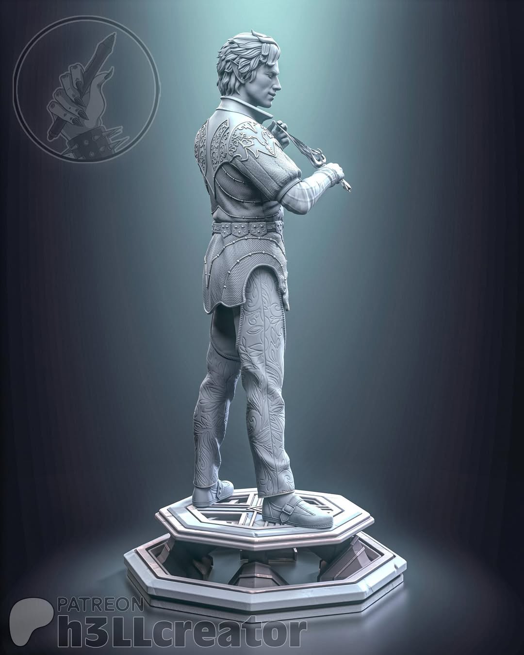 Vampire Noble Rogue Statue