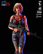 Mitochondrial Huntress Statue