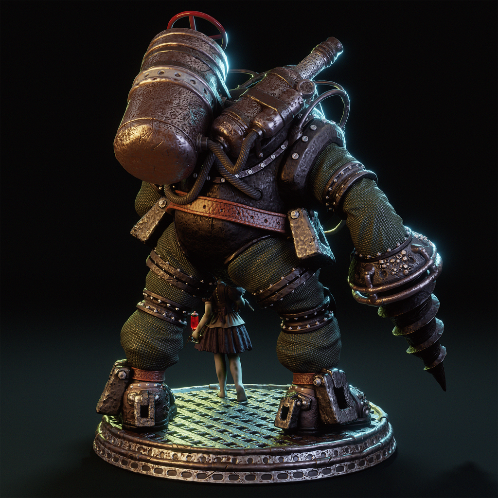 Armored Deep-Sea Statue