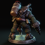 Armored Deep-Sea Statue