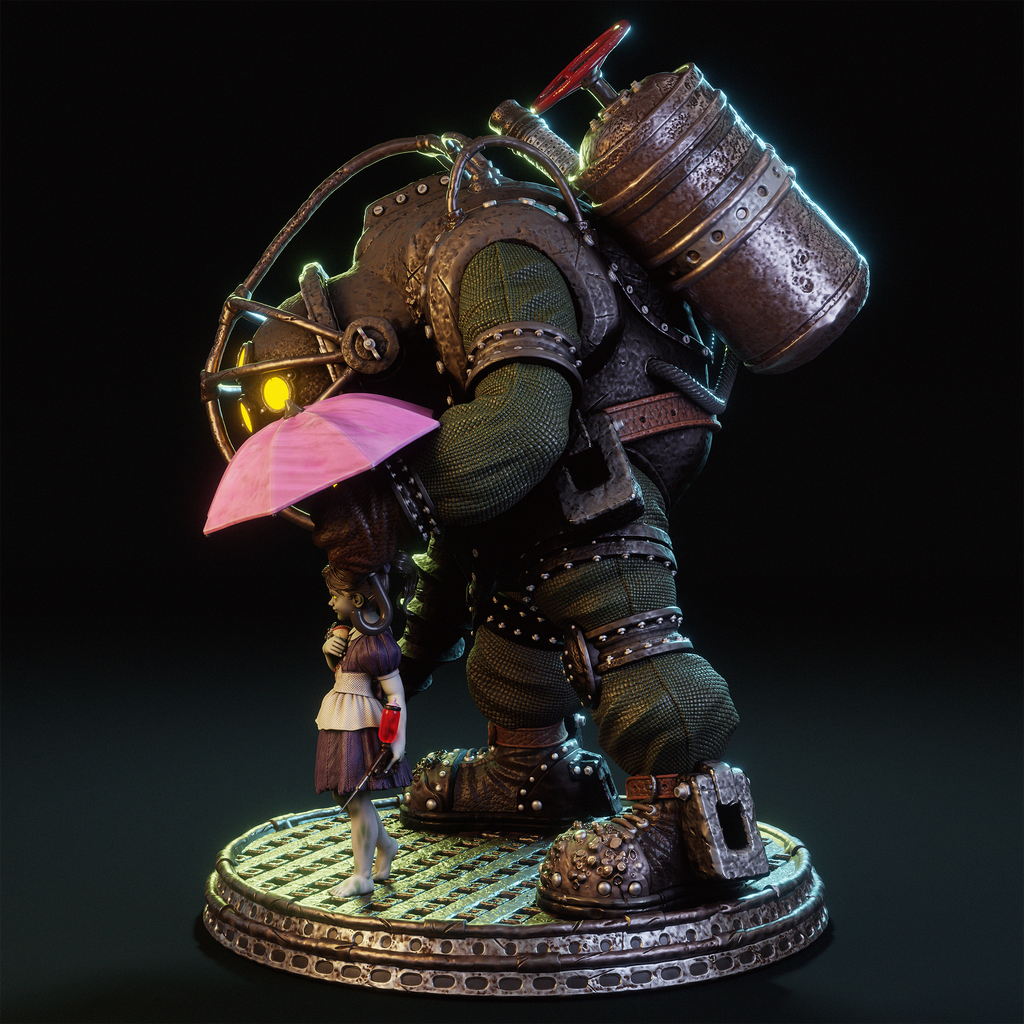 Armored Deep-Sea Statue