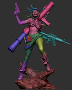 Rebel Punk Tank Statue