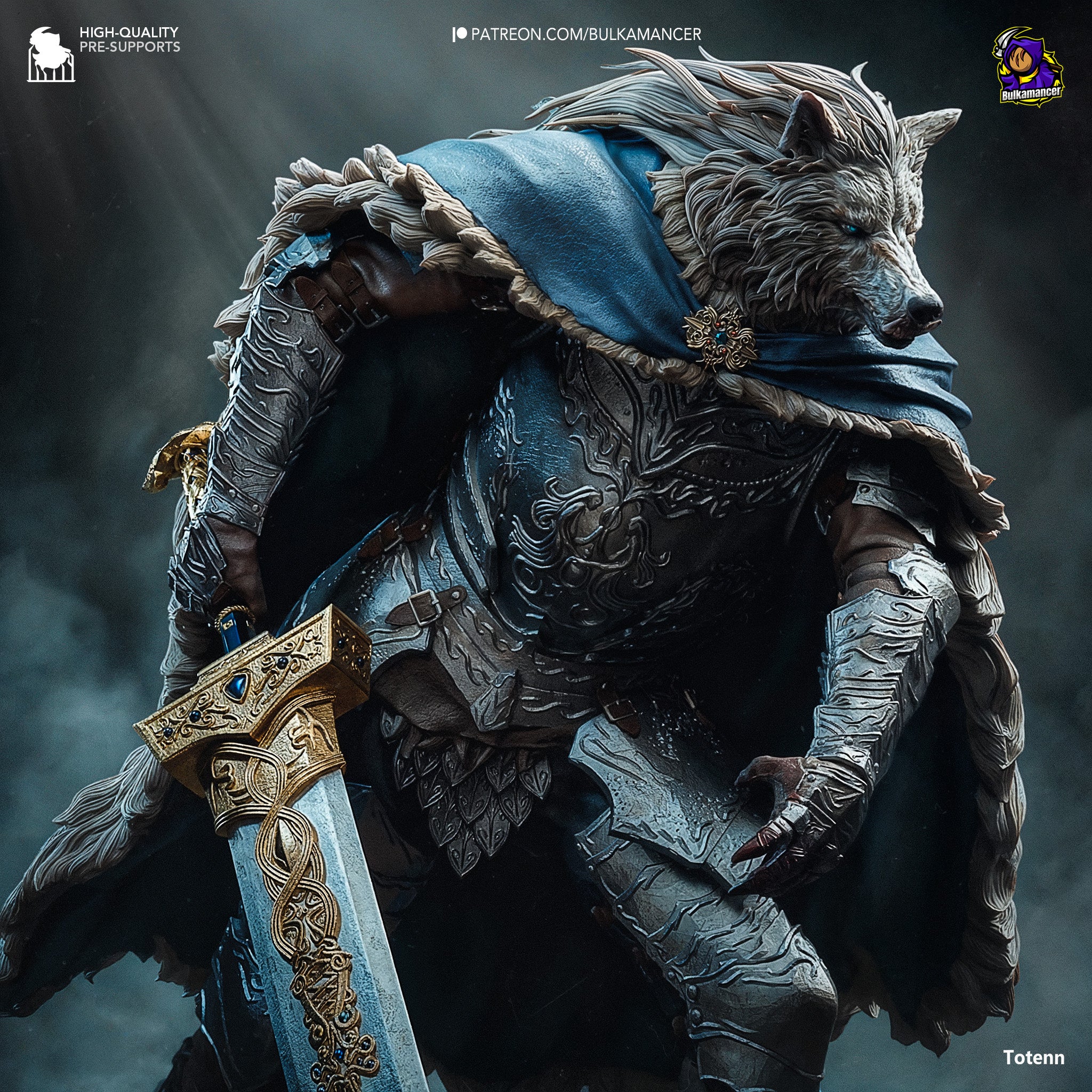 The Wolf Knight Statue