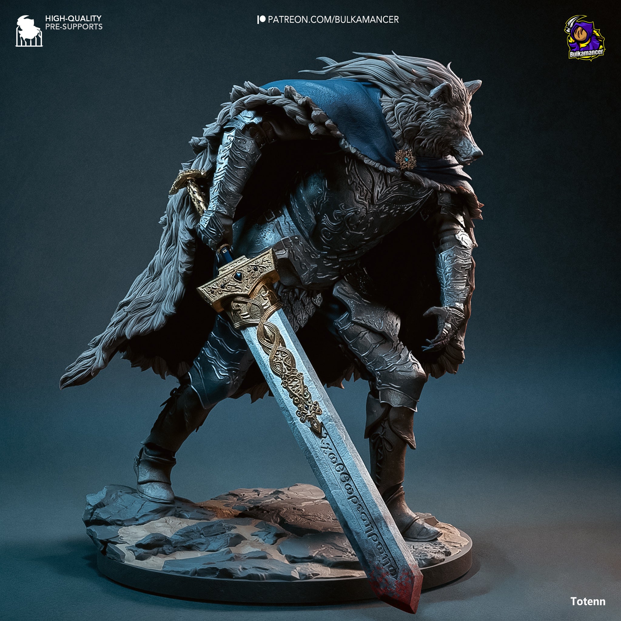 The Wolf Knight Statue