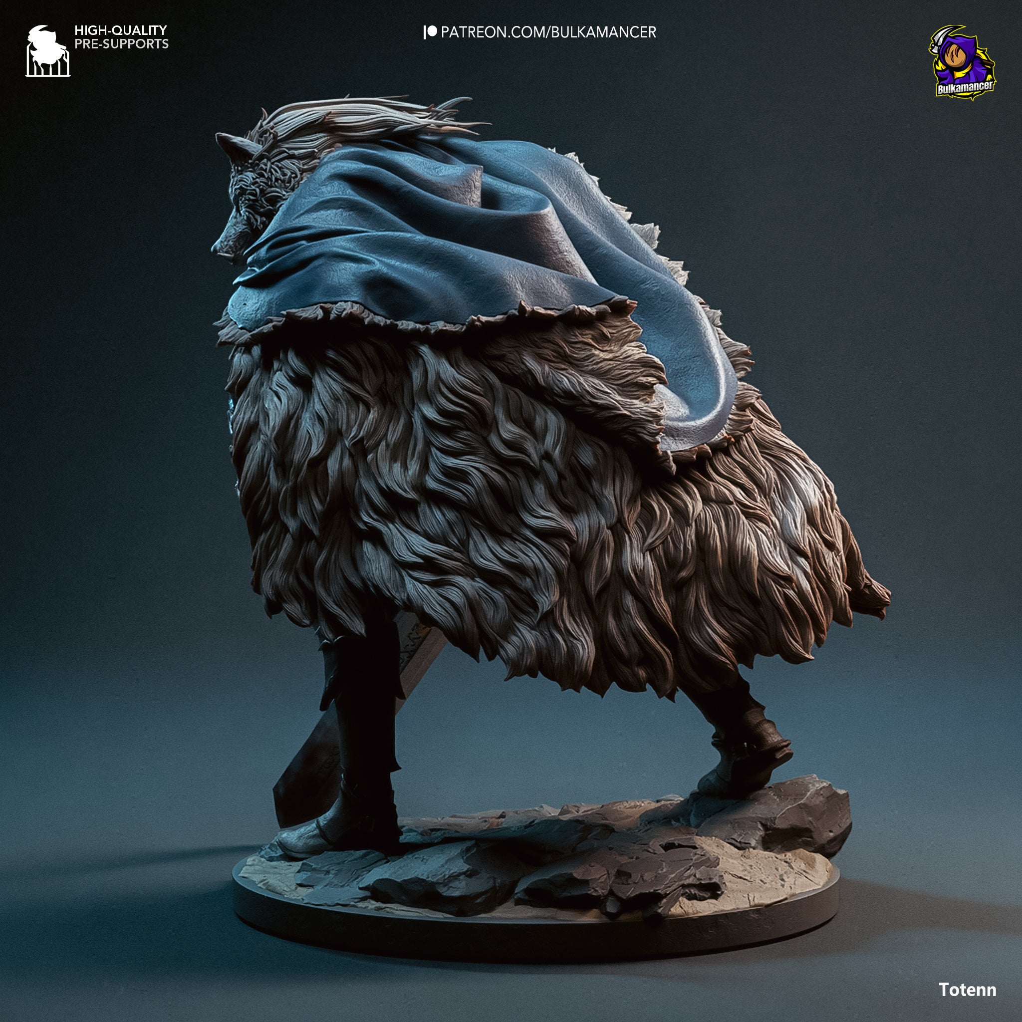 The Wolf Knight Statue