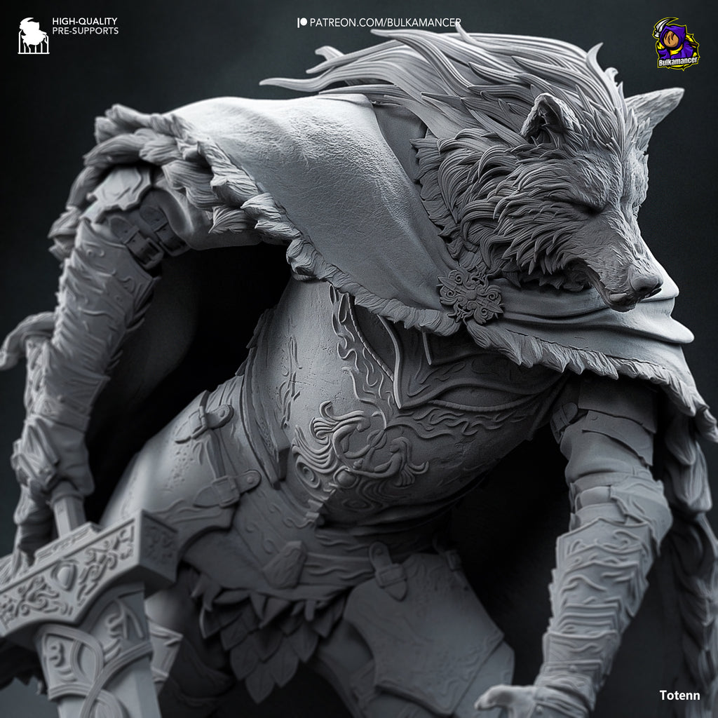 The Wolf Knight Statue