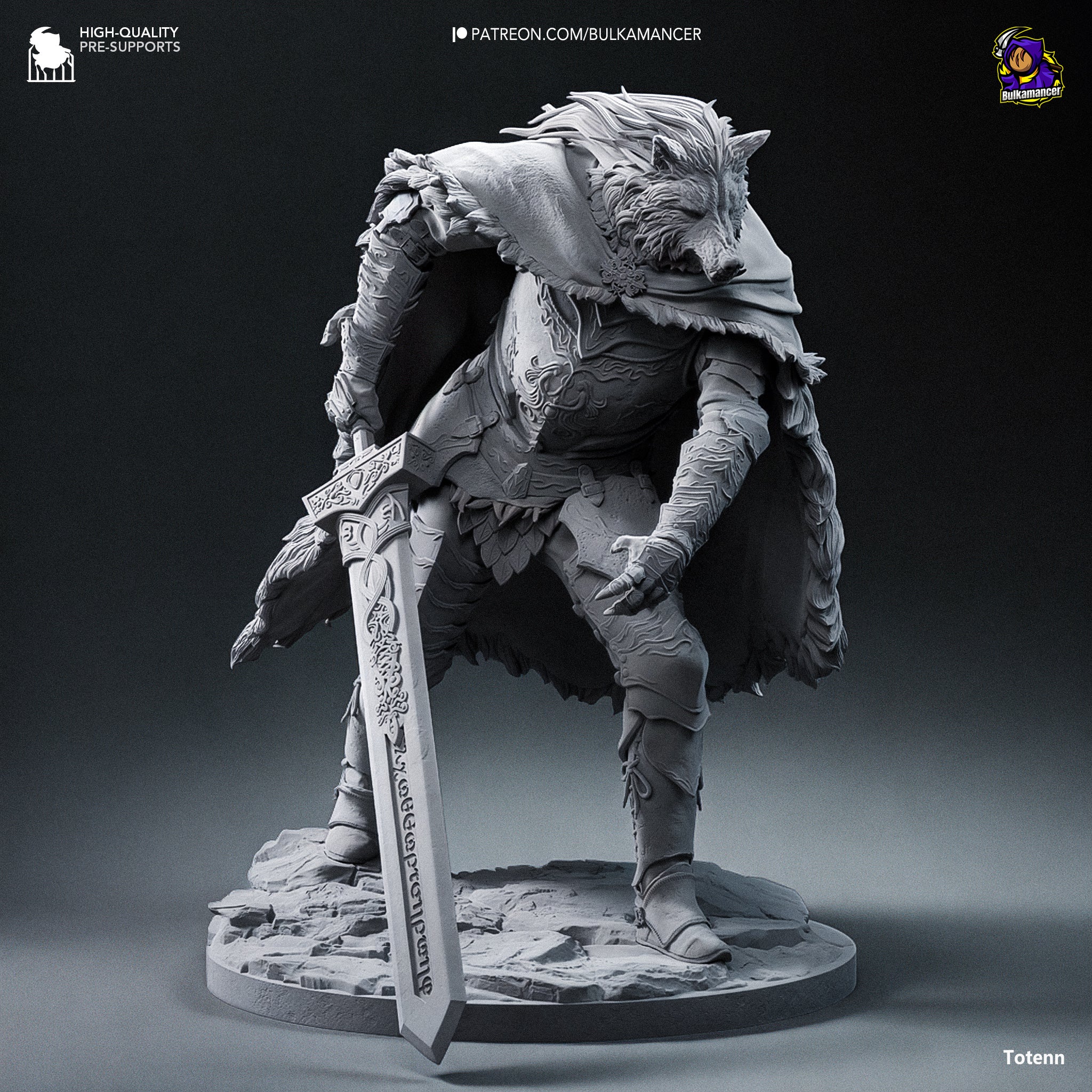 The Wolf Knight Statue