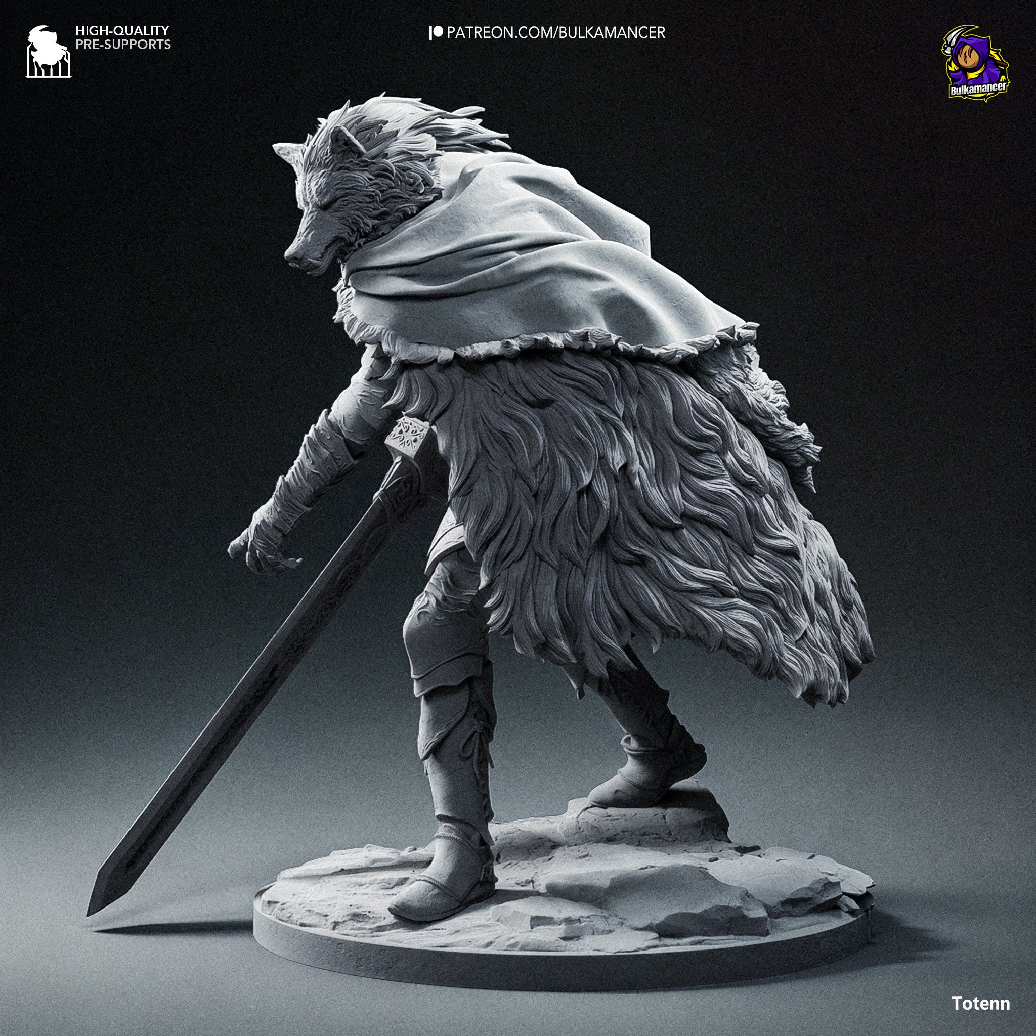 The Wolf Knight Statue