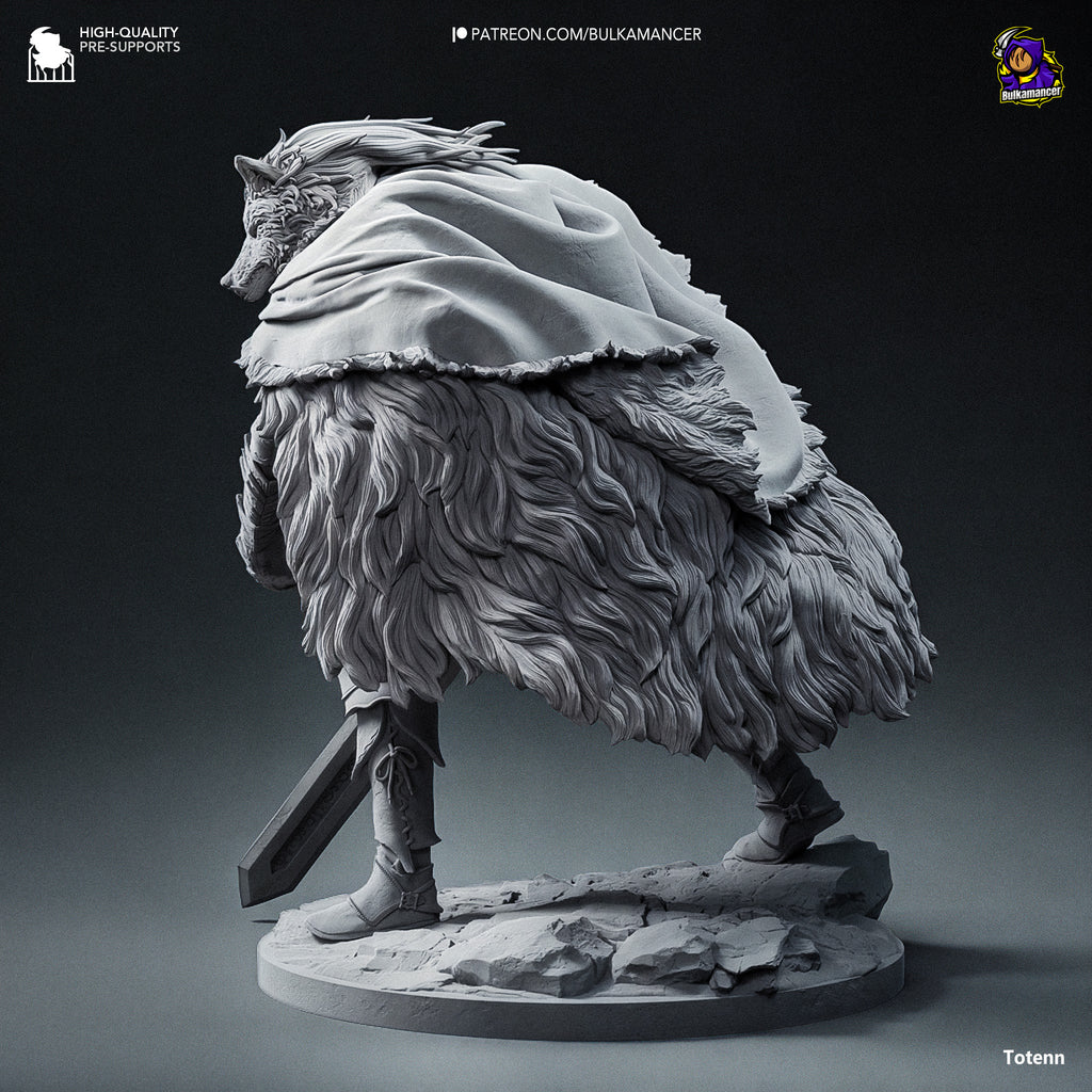 The Wolf Knight Statue