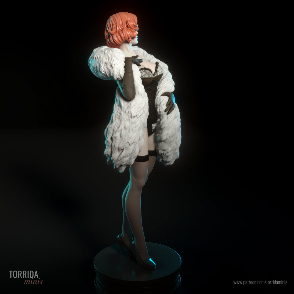 Caprice Noir Burlesque Statue