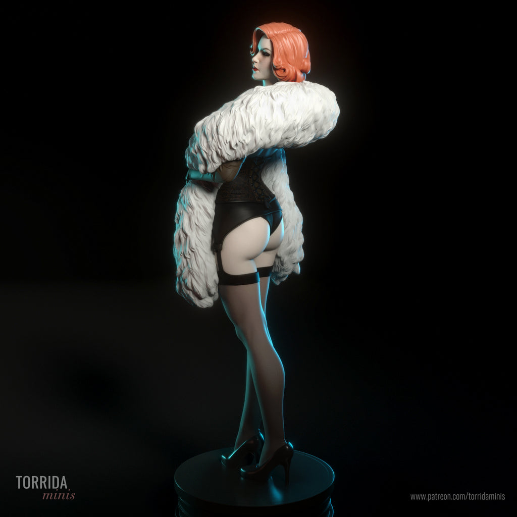 Caprice Noir Burlesque Statue