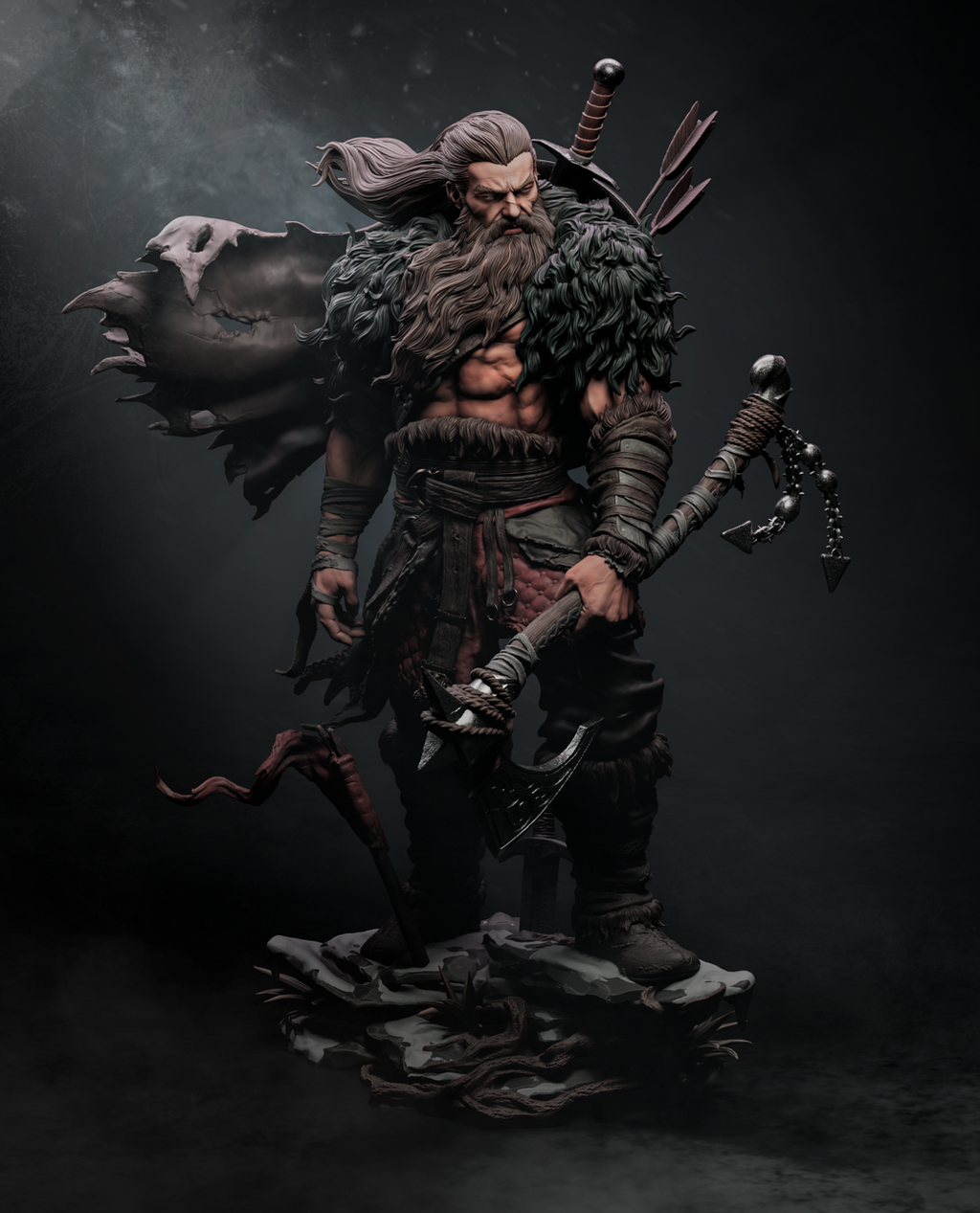 North Warrior Statue
