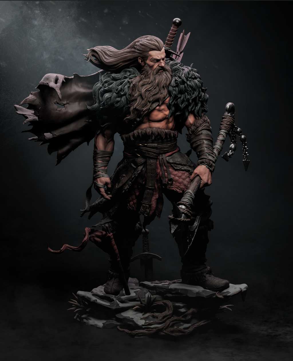 North Warrior Statue