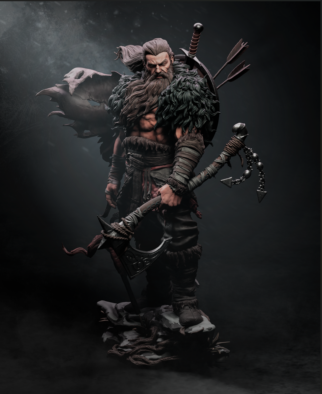 North Warrior Statue