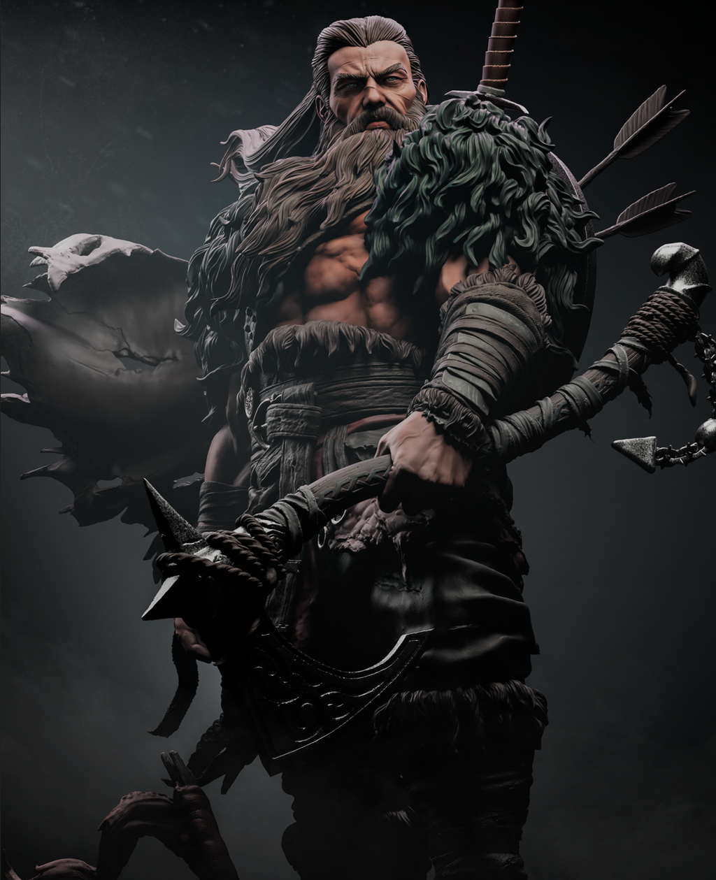 North Warrior Statue