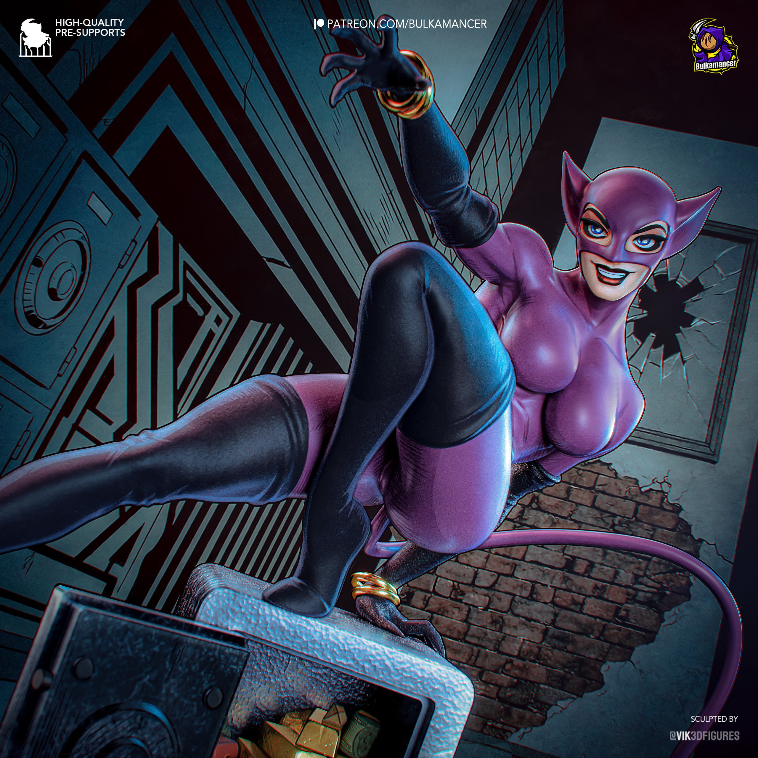 The Gotham Siren Statue