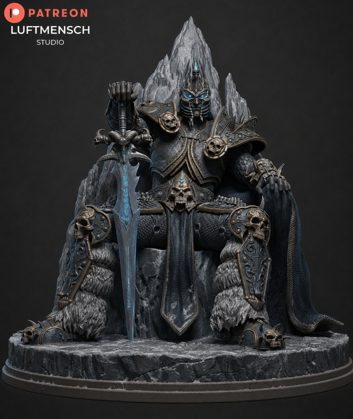 The Frozen King Statue