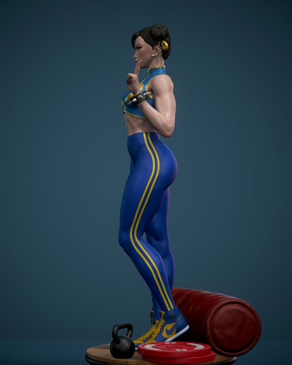 The Kick Champion Statue